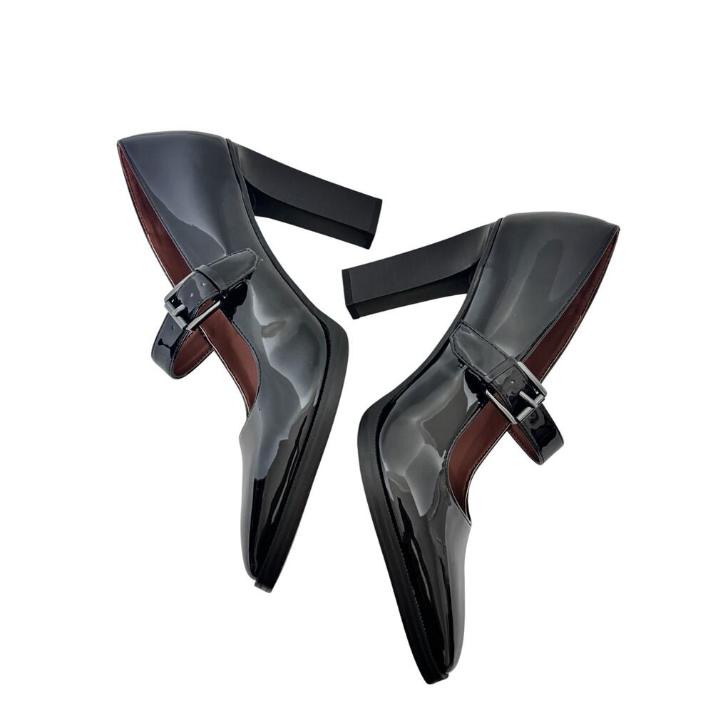 Franco Sarto Shalina Black Patent Mary Jane Pump Size 10 M - Picture 3 of 12